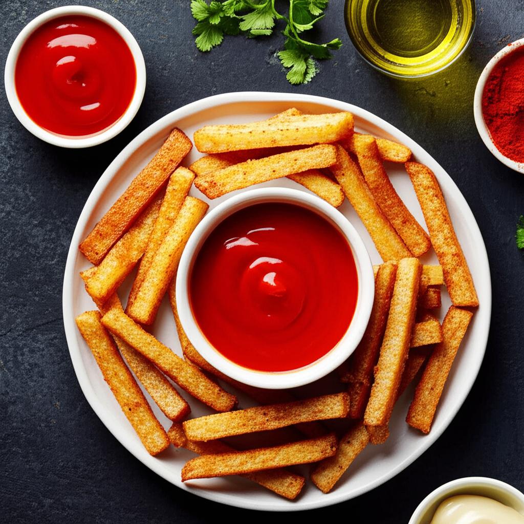 SPAM Fries with Spicy Garlic Sriracha Dipping Sauce