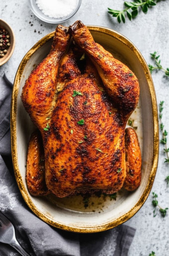 Spicy Rapid Roast Chicken