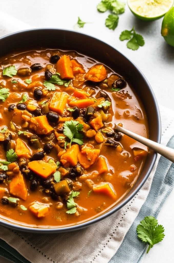 Sweet Potato Black Bean Soup