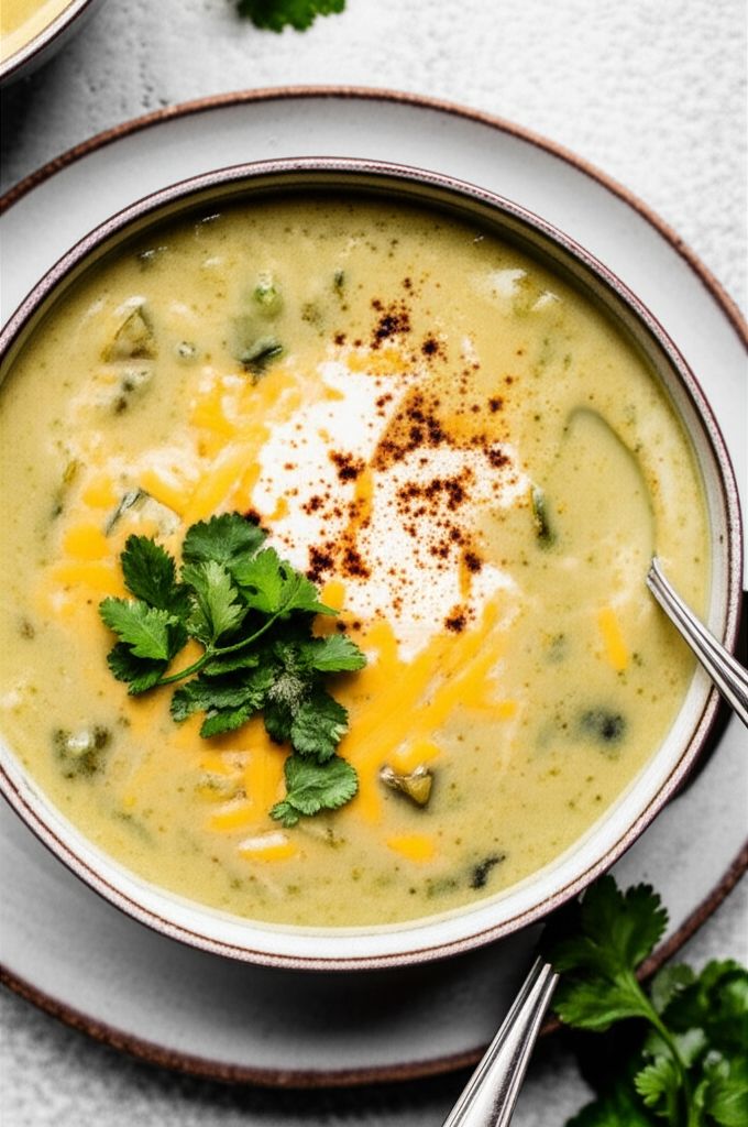 Vegetarian Green Chile Chowder