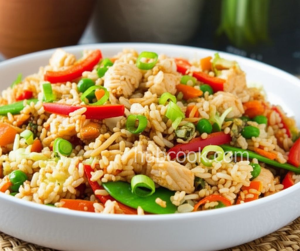 Veggie-Packed Chicken Fried Rice