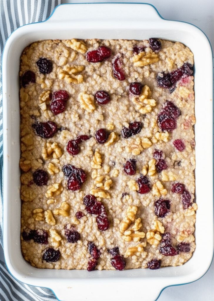 Baked Cranberry Oatmeal