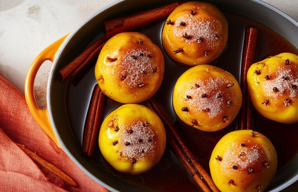 Baked Quince with Cinnamon