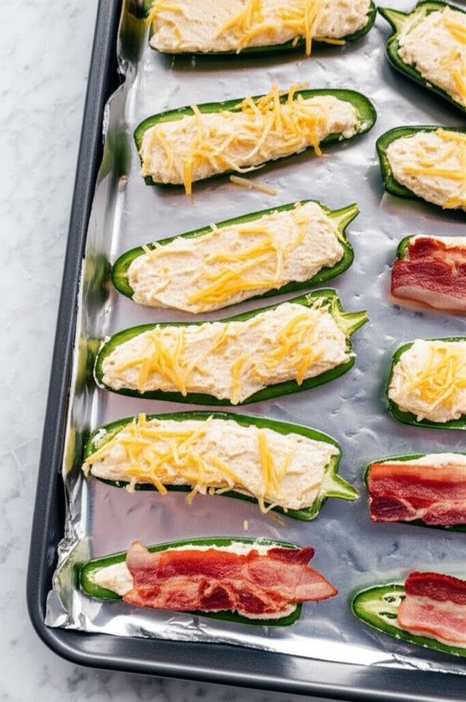 Bluezy's Stuffed Jalapenos with Bacon