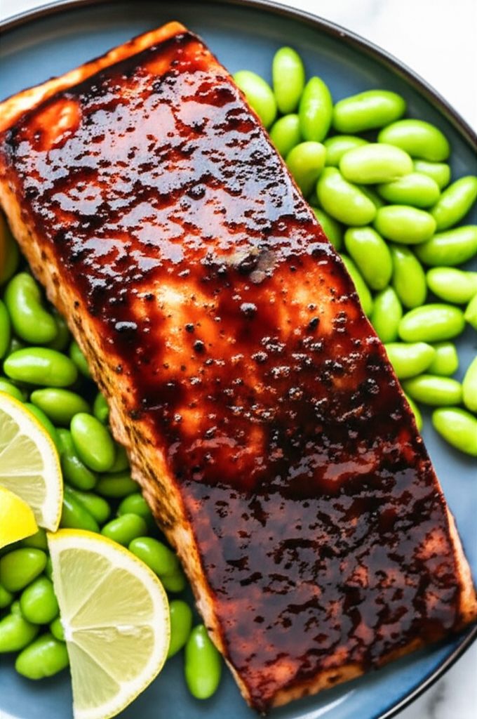 Broiled Salmon with Soy-Ginger Glaze