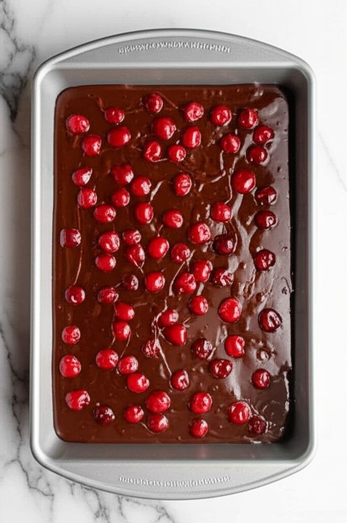 Cherry Brownies from Scratch