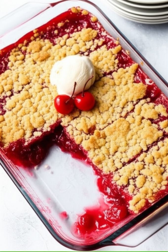 Cherry Crunch Cake