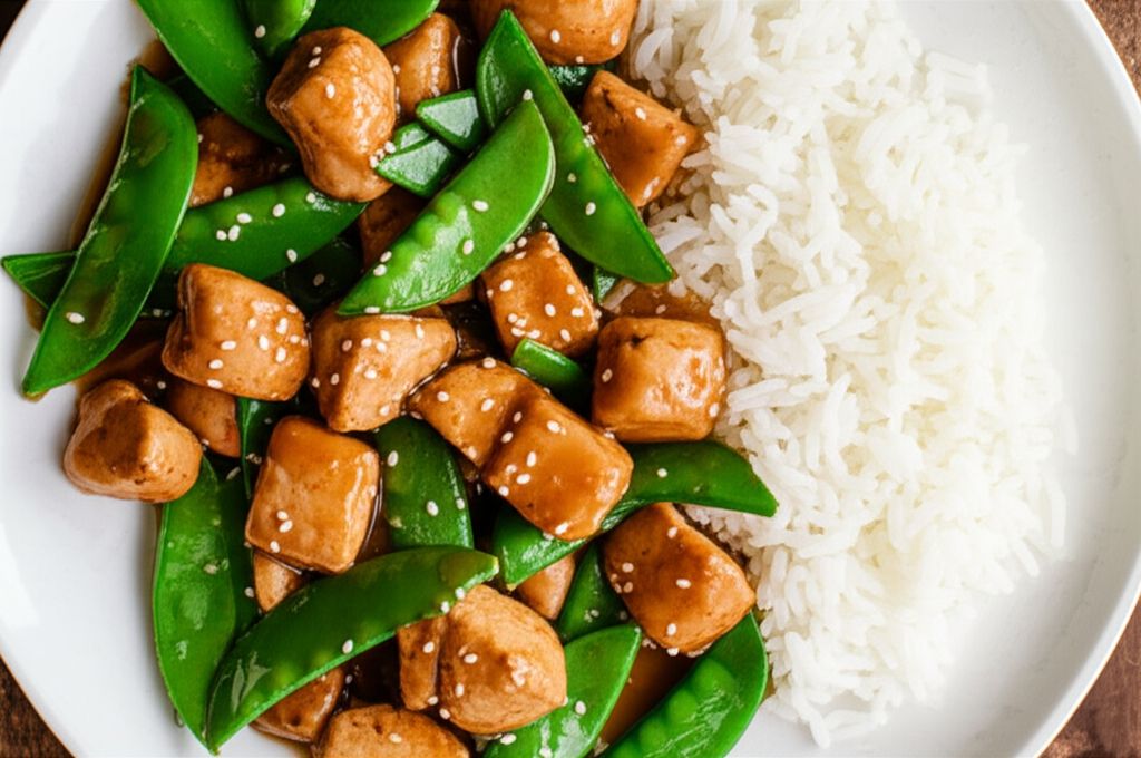 Chicken and Snow Peas