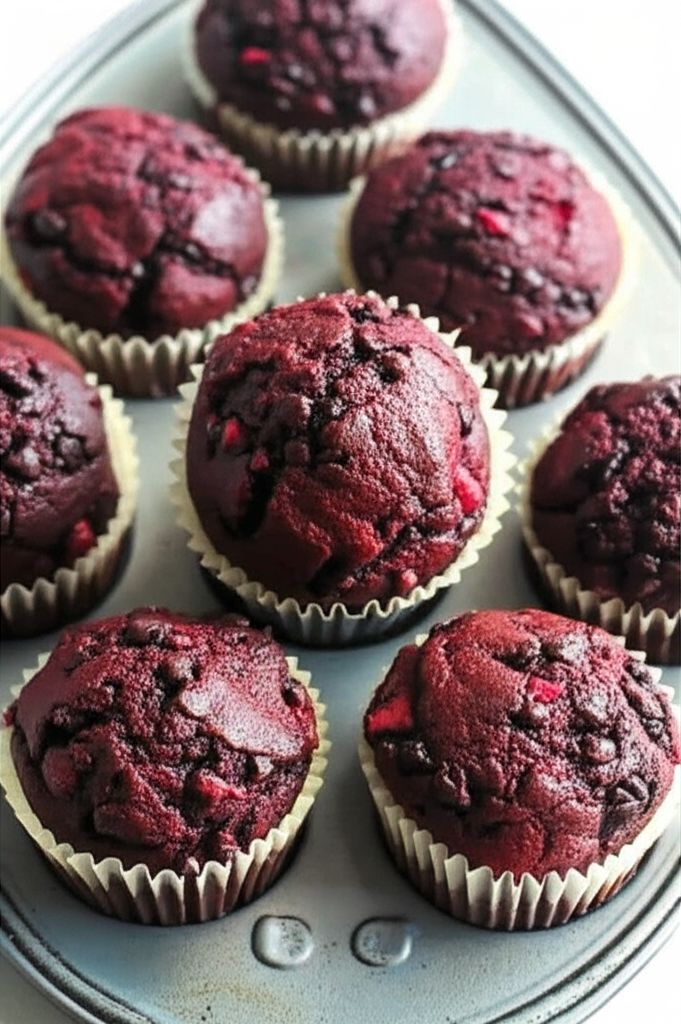 Chocolate Beet Muffins