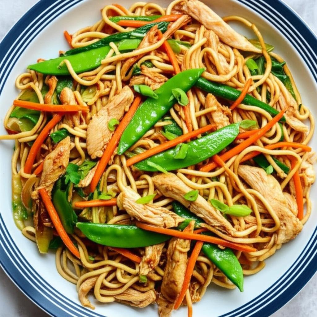 Chow Mein with Chicken and Vegetables