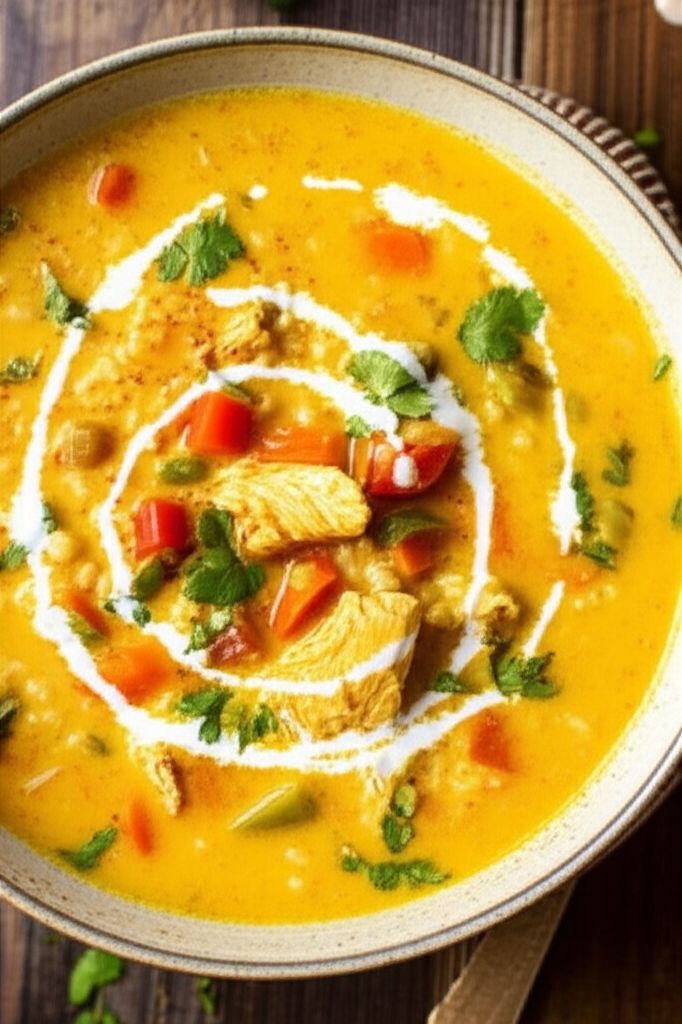 Coconut Curry Soup with Chicken
