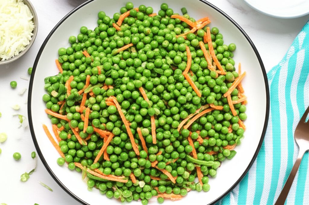 Crunchy Pea and Water Chestnut Salad
