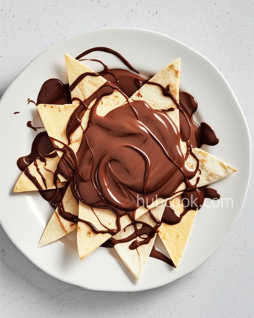Easy Chocolate Nachos
