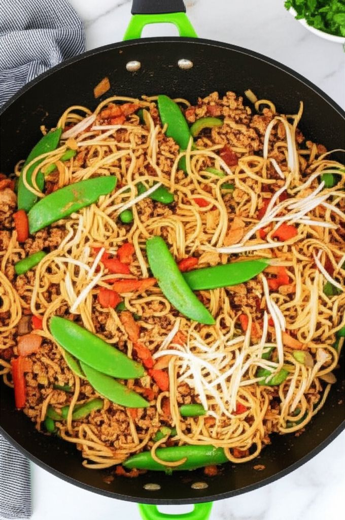 Easy Ground Turkey Lo Mein