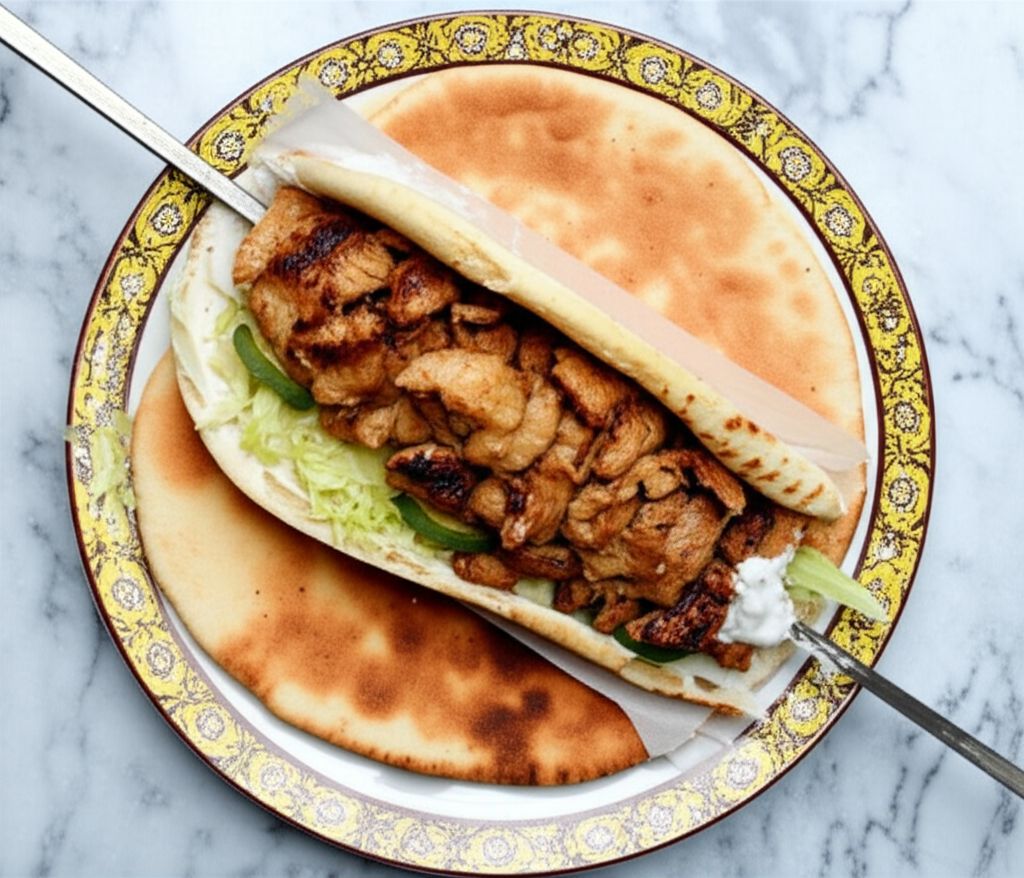 Finest Arabic Chicken Shawarma Sandwich