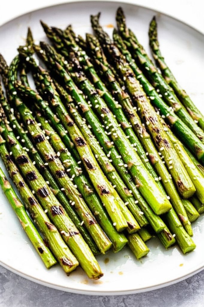 Grilled Soy-Sesame Asparagus