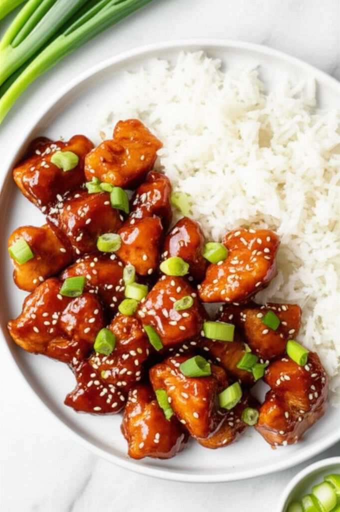 Healthier Pan-Fried Honey-Sesame Chicken