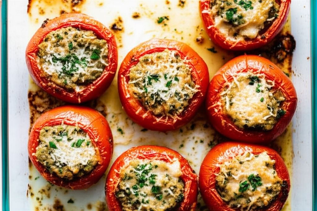 Kathy's Baked Stuffed Tomatoes