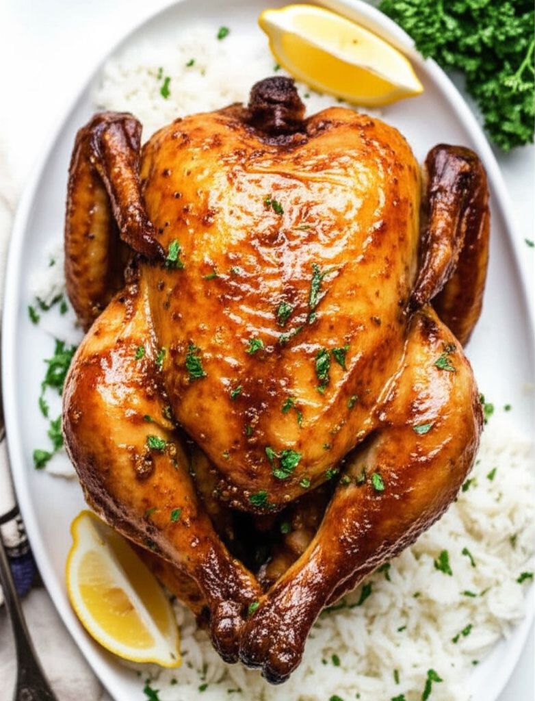 Kathy's Delicious Whole Slow Cooker Chicken