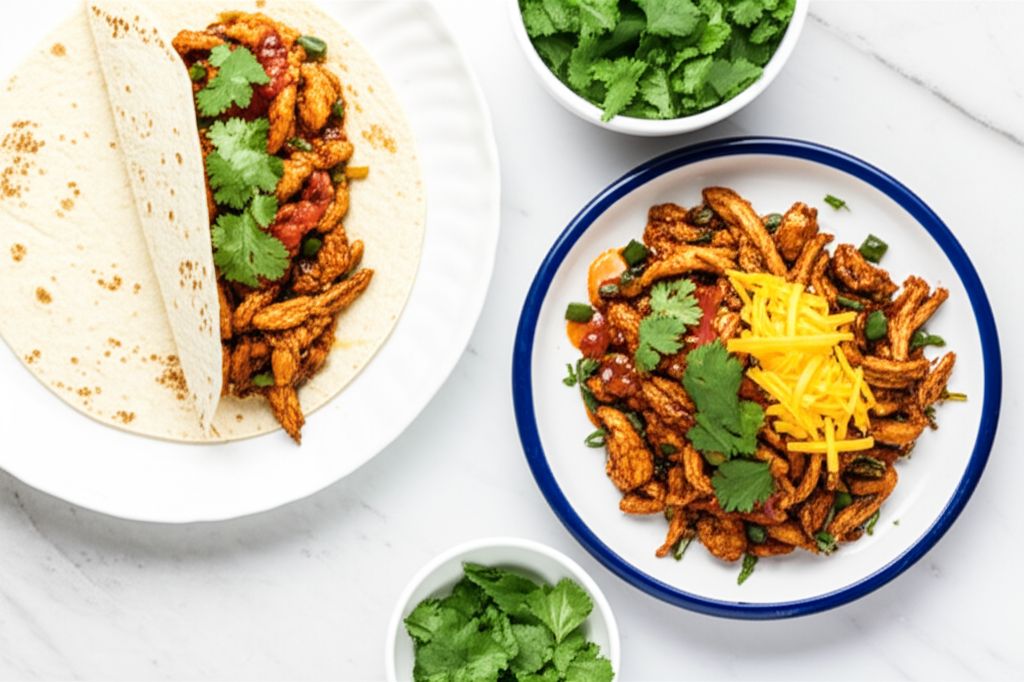 Korean Fusion Chicken Burrito