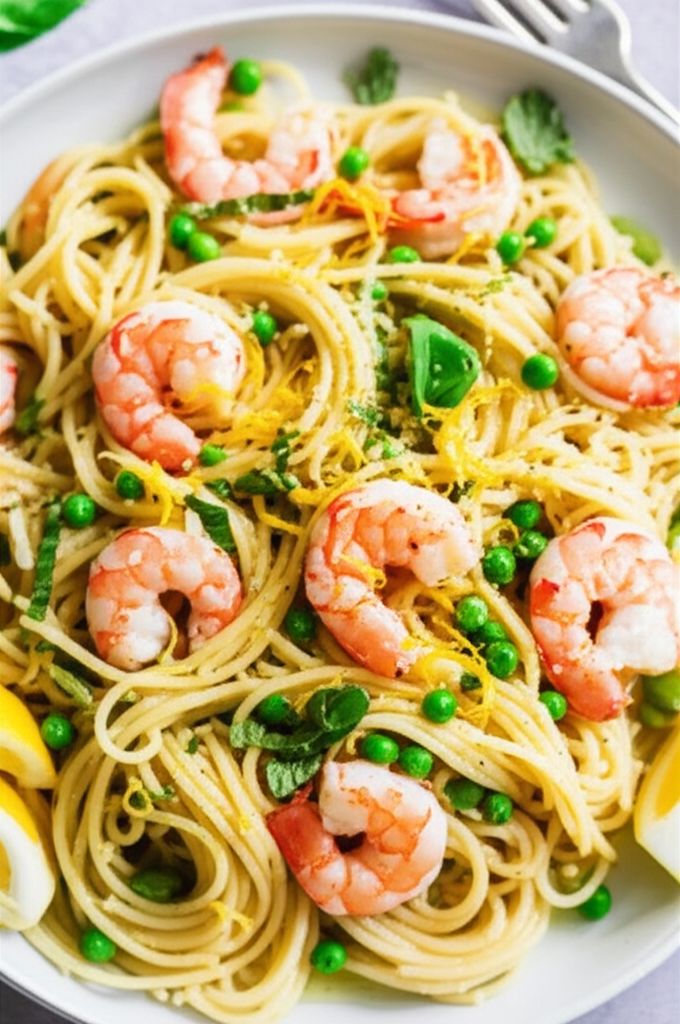 Last-Minute Lemon Shrimp Pasta