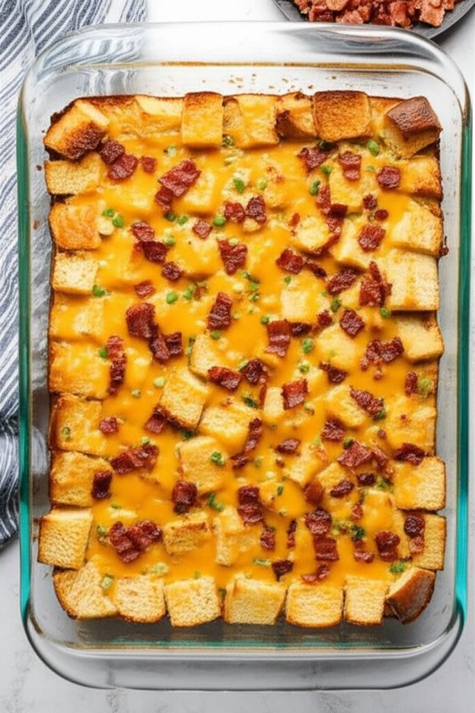 Overnight Bacon Brunch Casserole