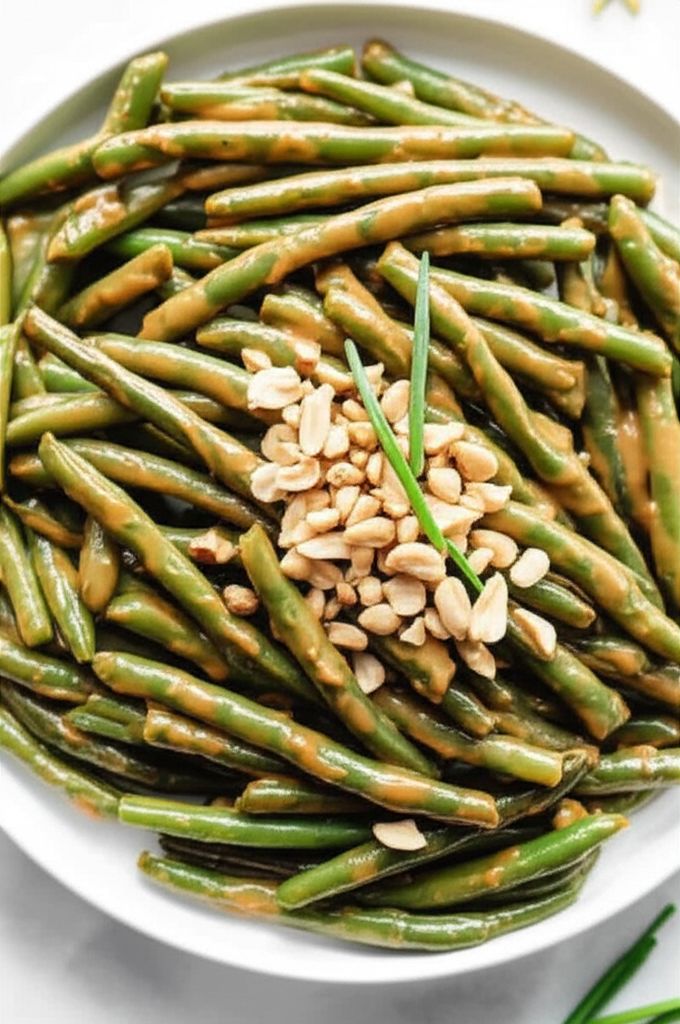 Peanutty Green Beans