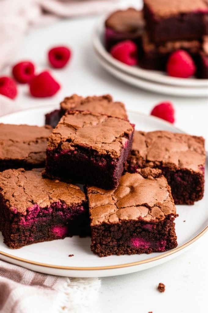 Righteous Raspberry Brownies