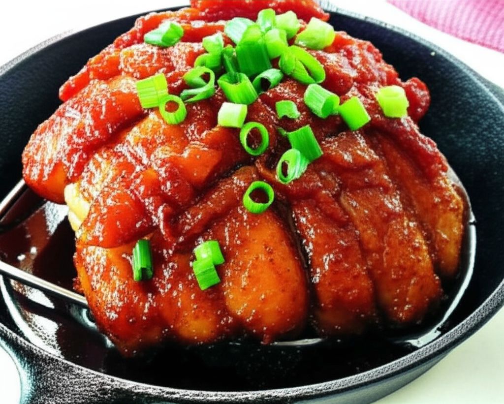 Roast Pork in Asian Brown Sauce