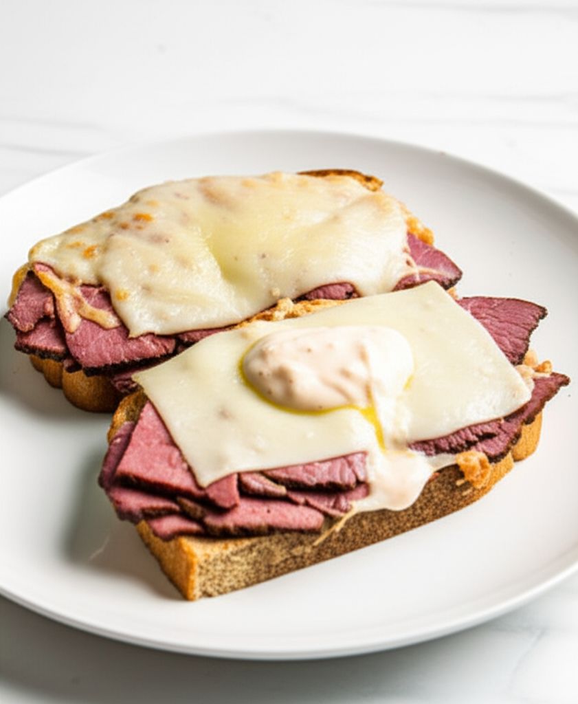 Slow Cooker Corned Beef Reuben Sandwiches