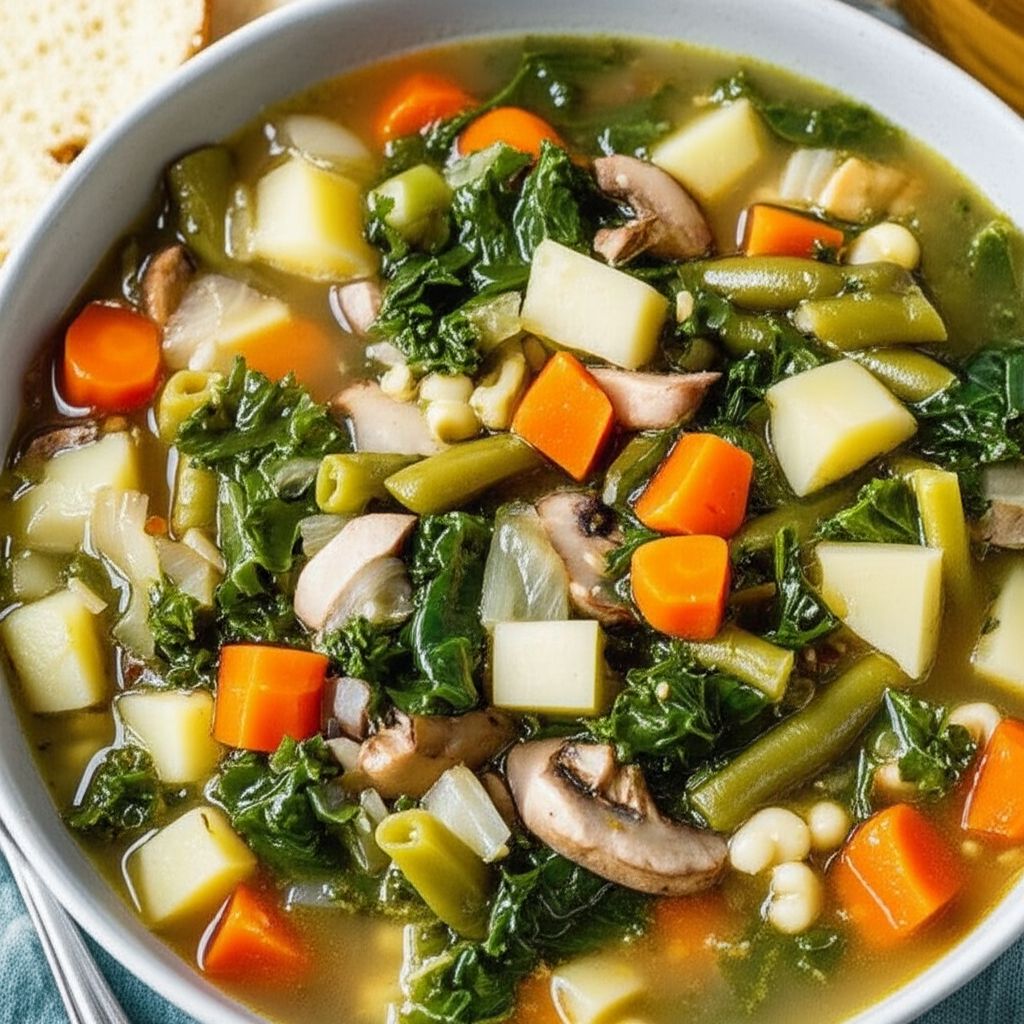 Spicy and Creamy Vegetable Soup