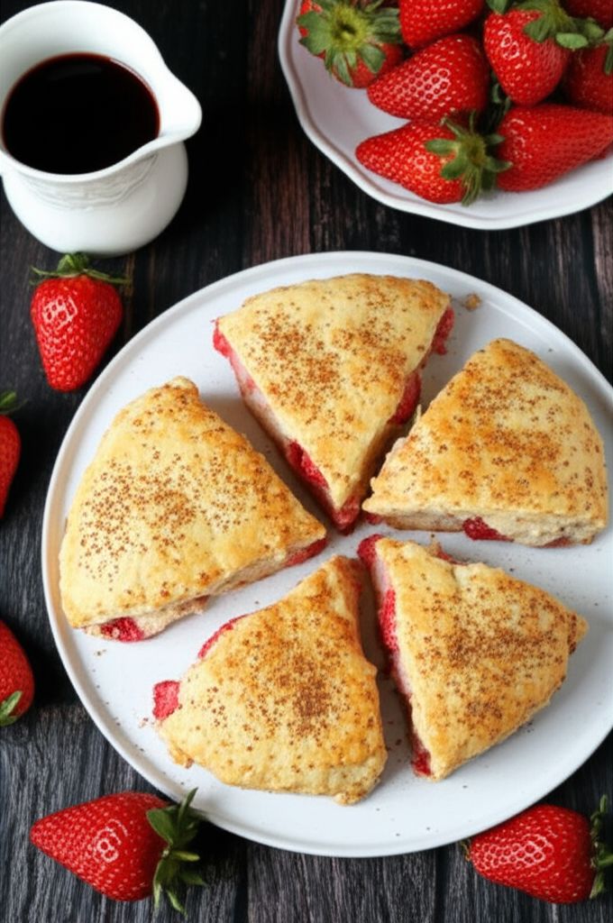 Strawberry Scones