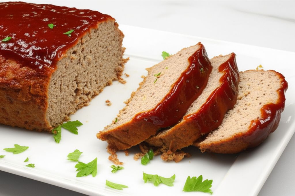 Tasty Turkey Meatloaf With Sauce