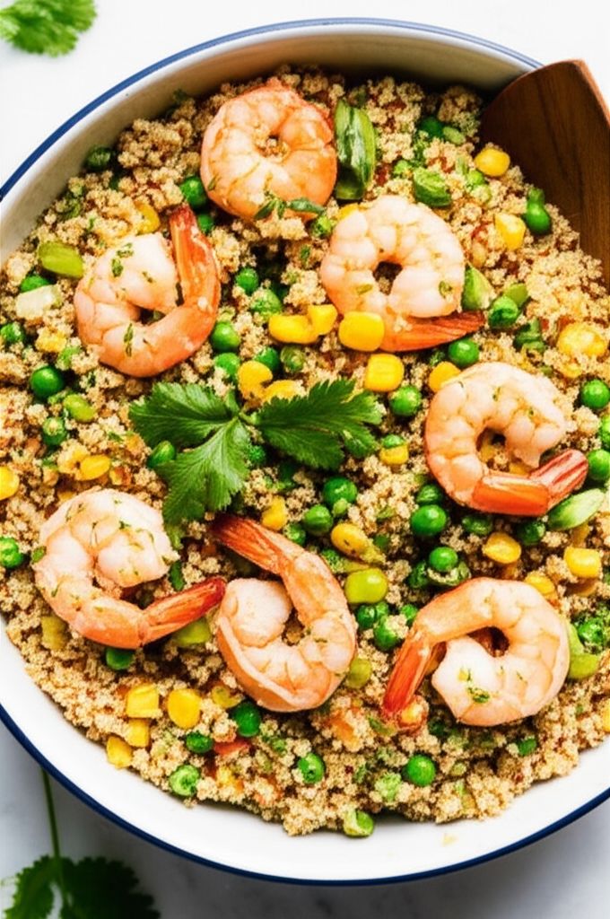 Victor's Shrimp Fried Quinoa