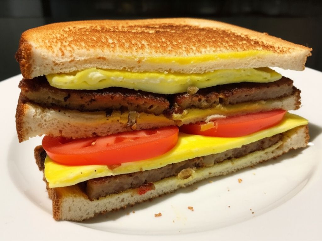 WWII Spam and Egg Sandwich