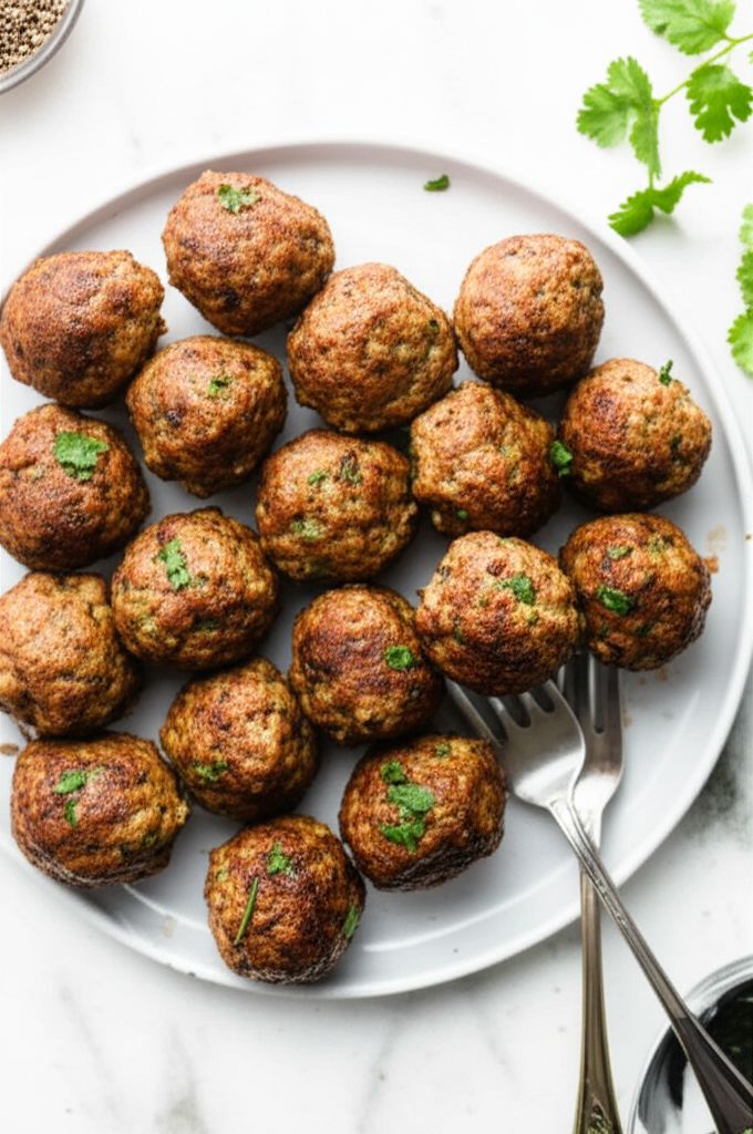 Baked Lamb Meatballs