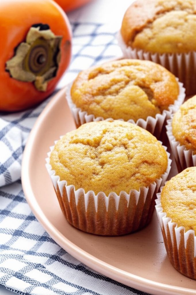 Banana and Persimmon Cinnamon Muffins