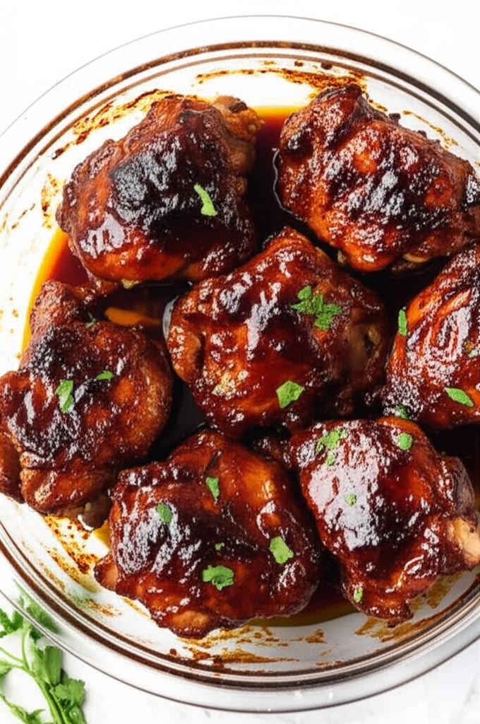 BBQ Chicken Thighs in the Oven