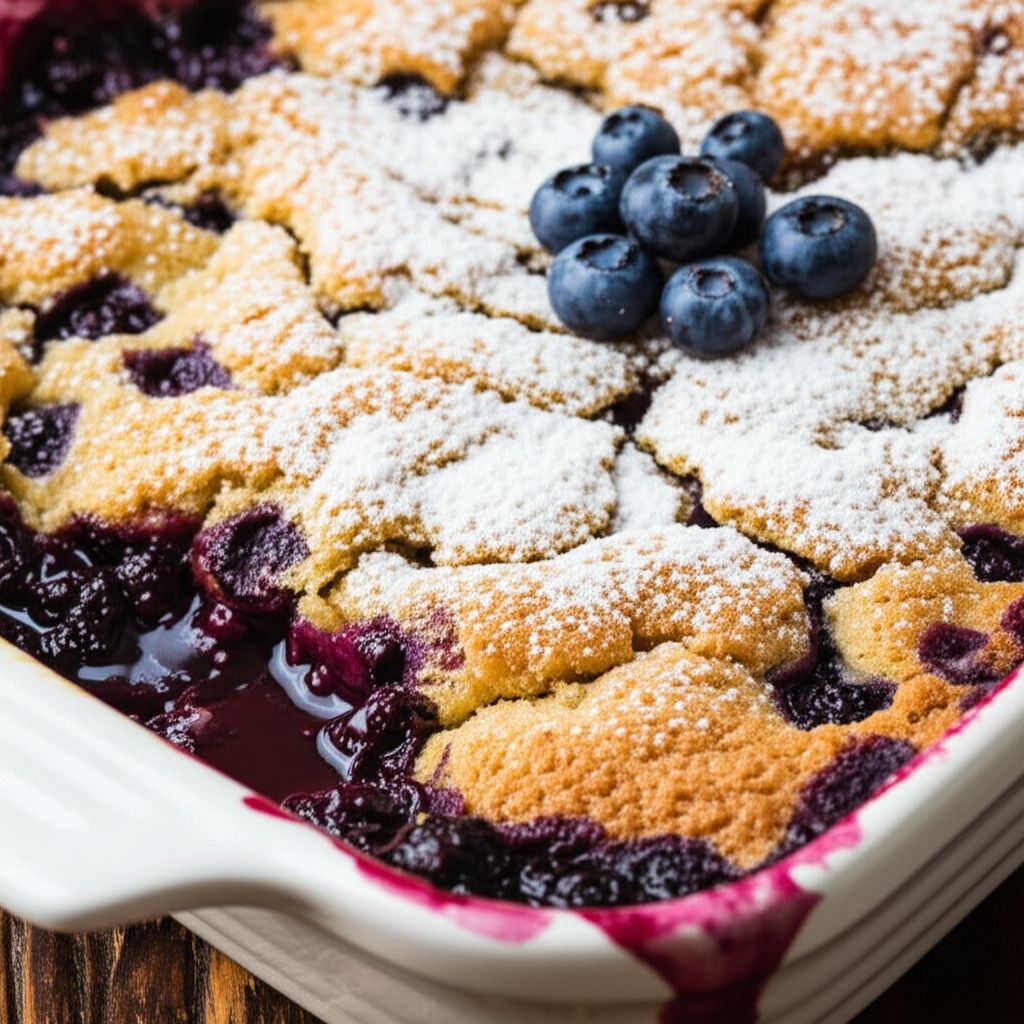 Best Ever Blueberry Cobbler
