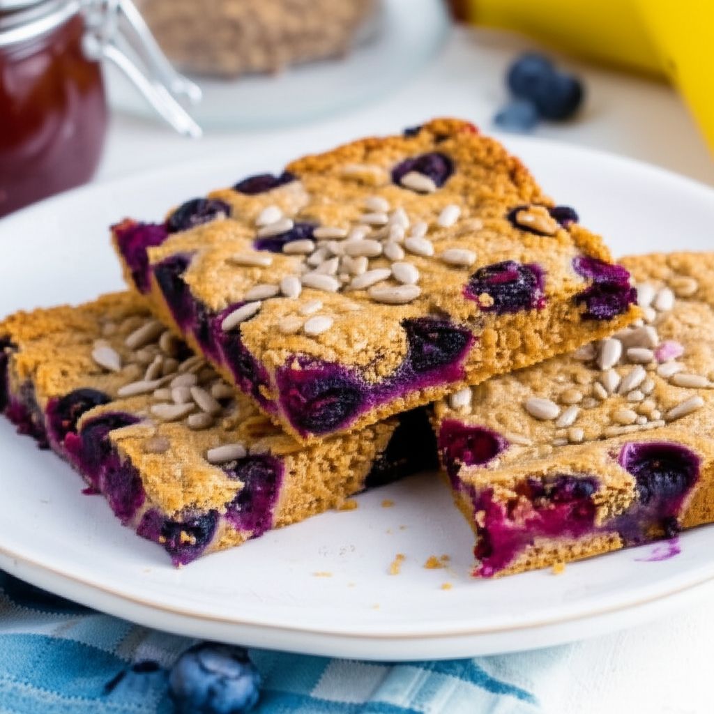 Blueberry Banana Breakfast Bars
