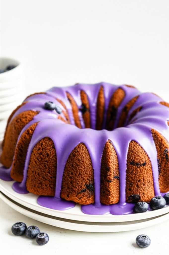 Blueberry Cream Cheese Pound Cake II