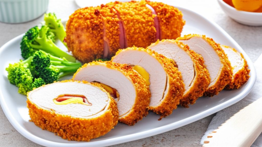Chicken Cordon Bleu in the Air Fryer