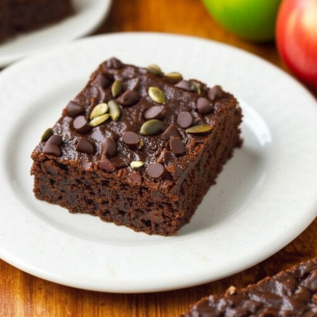 Chocolate Apple Zucchini Picnic Cake