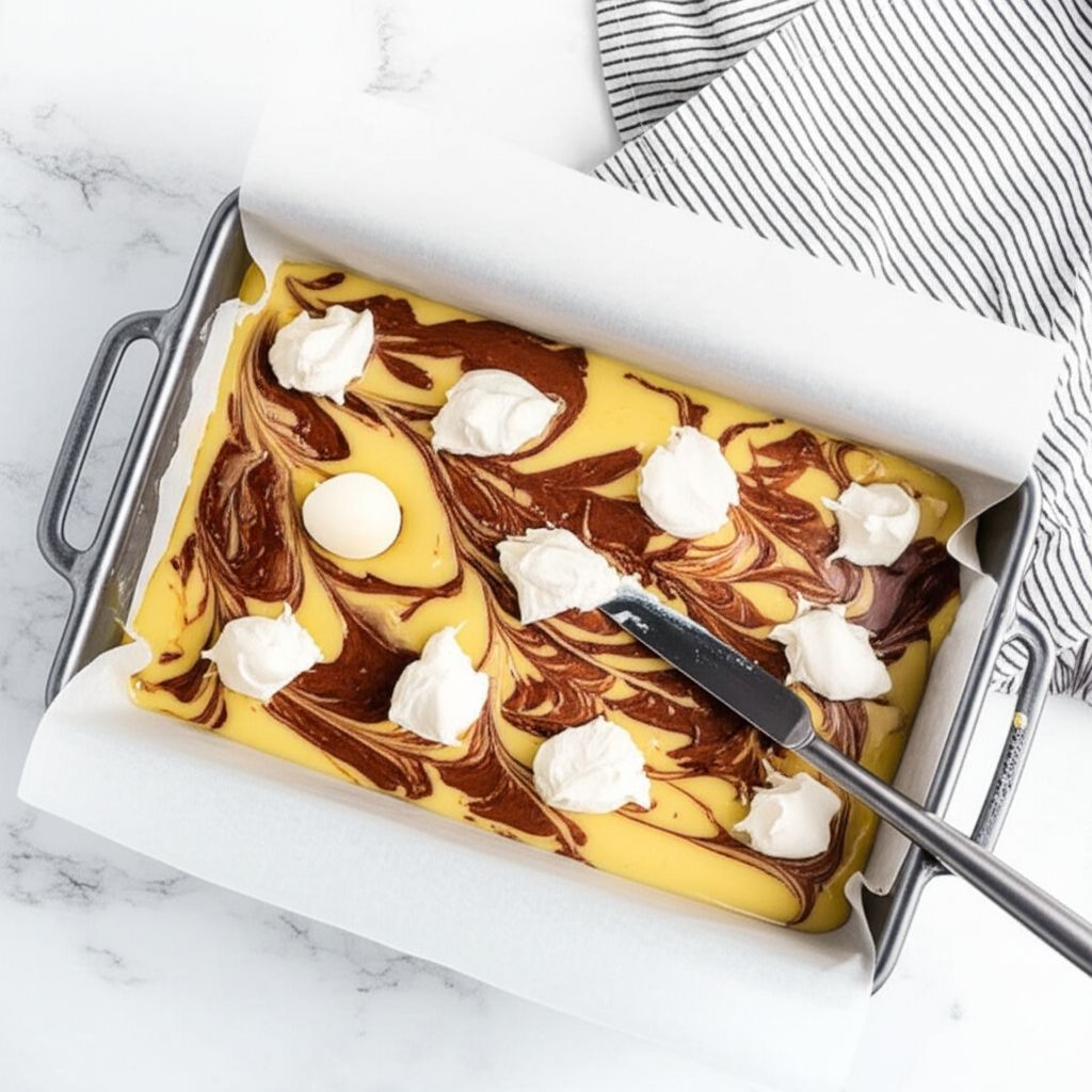 Chocolate Cheesecake Blondies