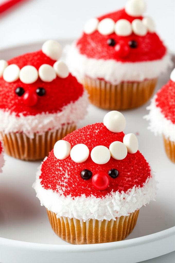 Christmas Santa Cupcakes