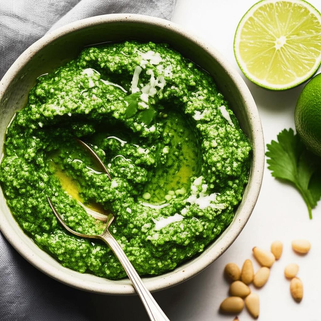 Cilantro Jalapeno Pesto with Lime