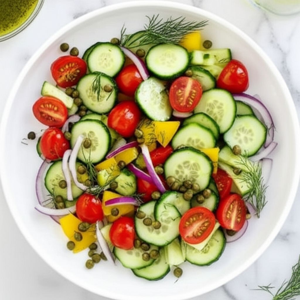 Cucumber Salad with Dill Vinaigrette