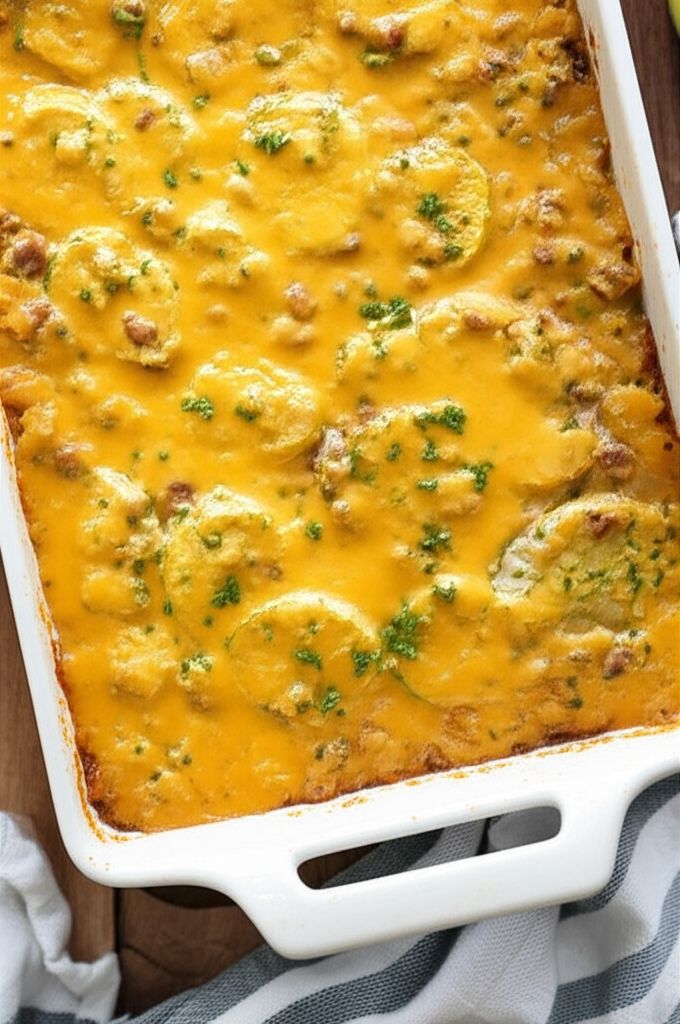 Easy Creamy Squash Casserole