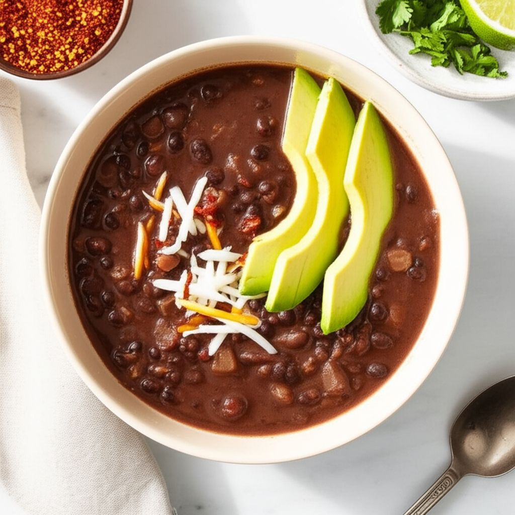 Easy Vegan Black Bean Soup
