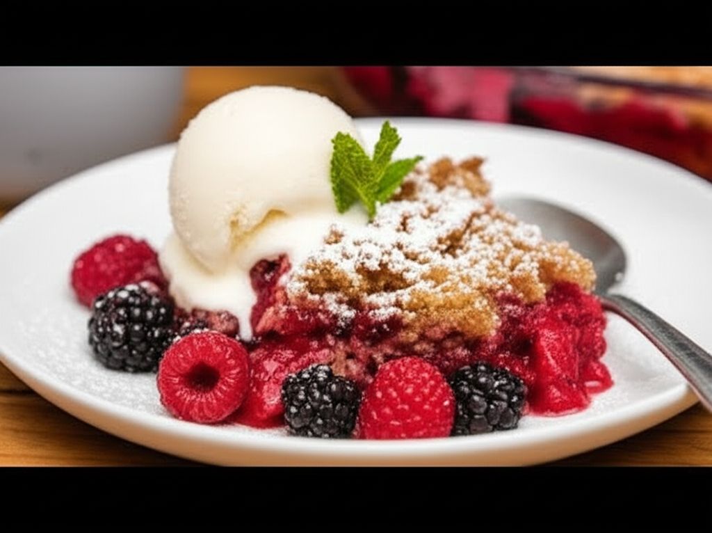 Fresh Fruit and Berry Crumble